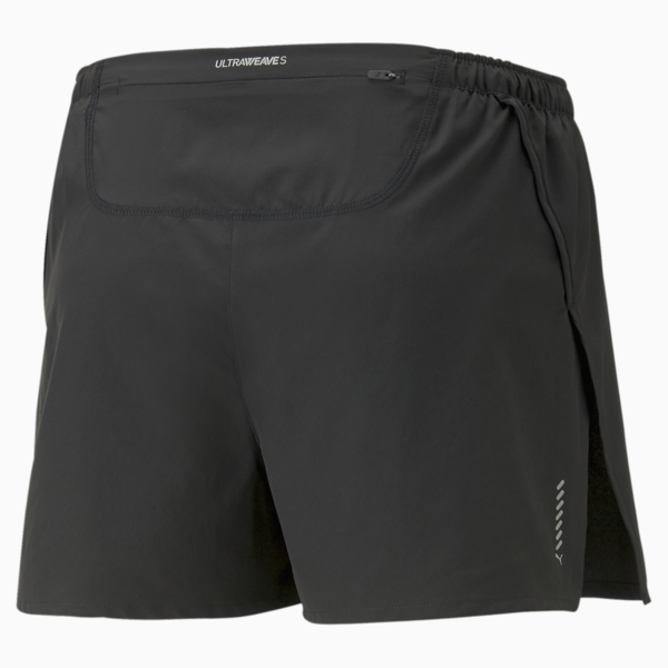 Shorts de running con abertura RUN ULTRAWEAVE para hombre, PUMA Black, large-ARG