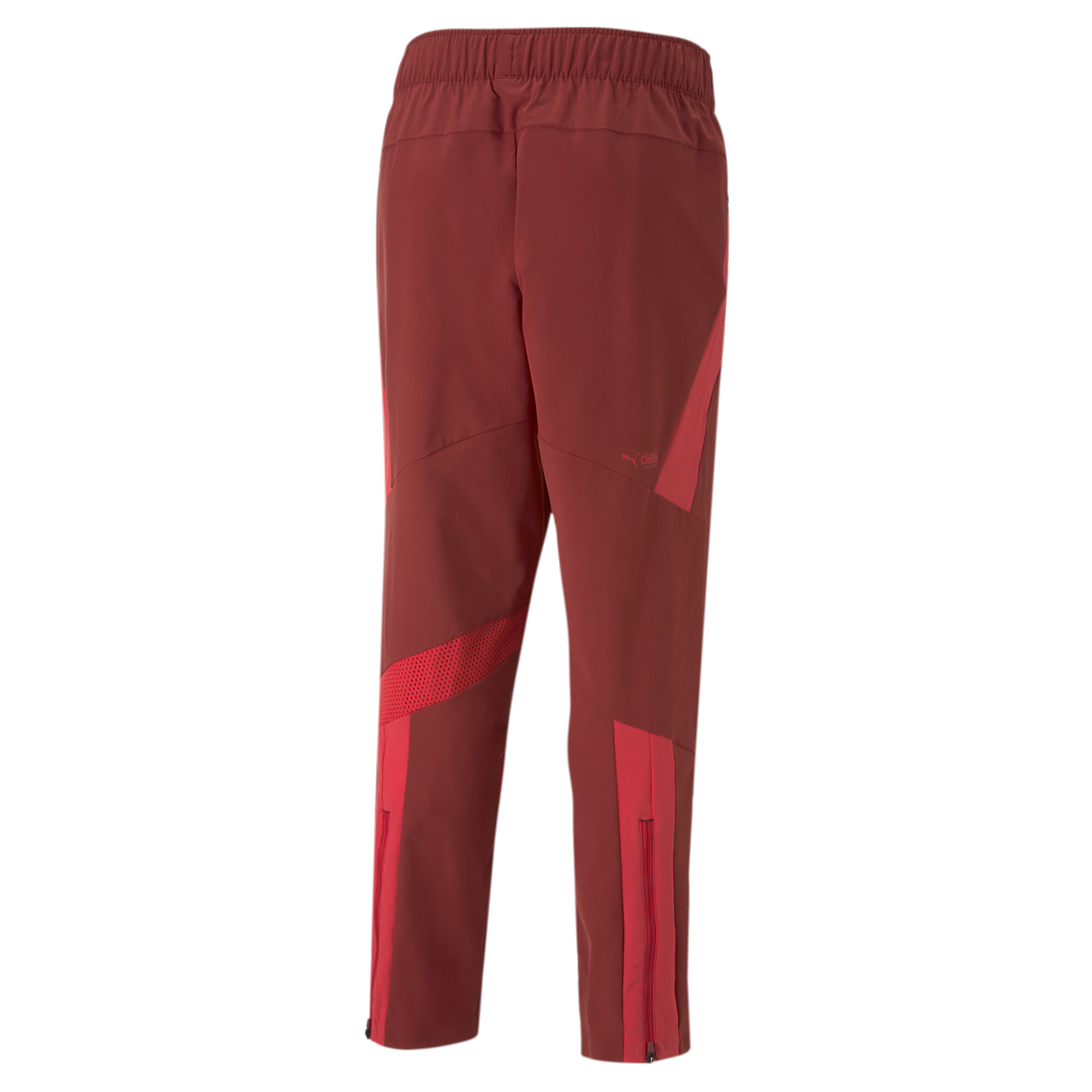 Men's PUMA X CIELE Running Tracksuit Pants In Red, Size Small