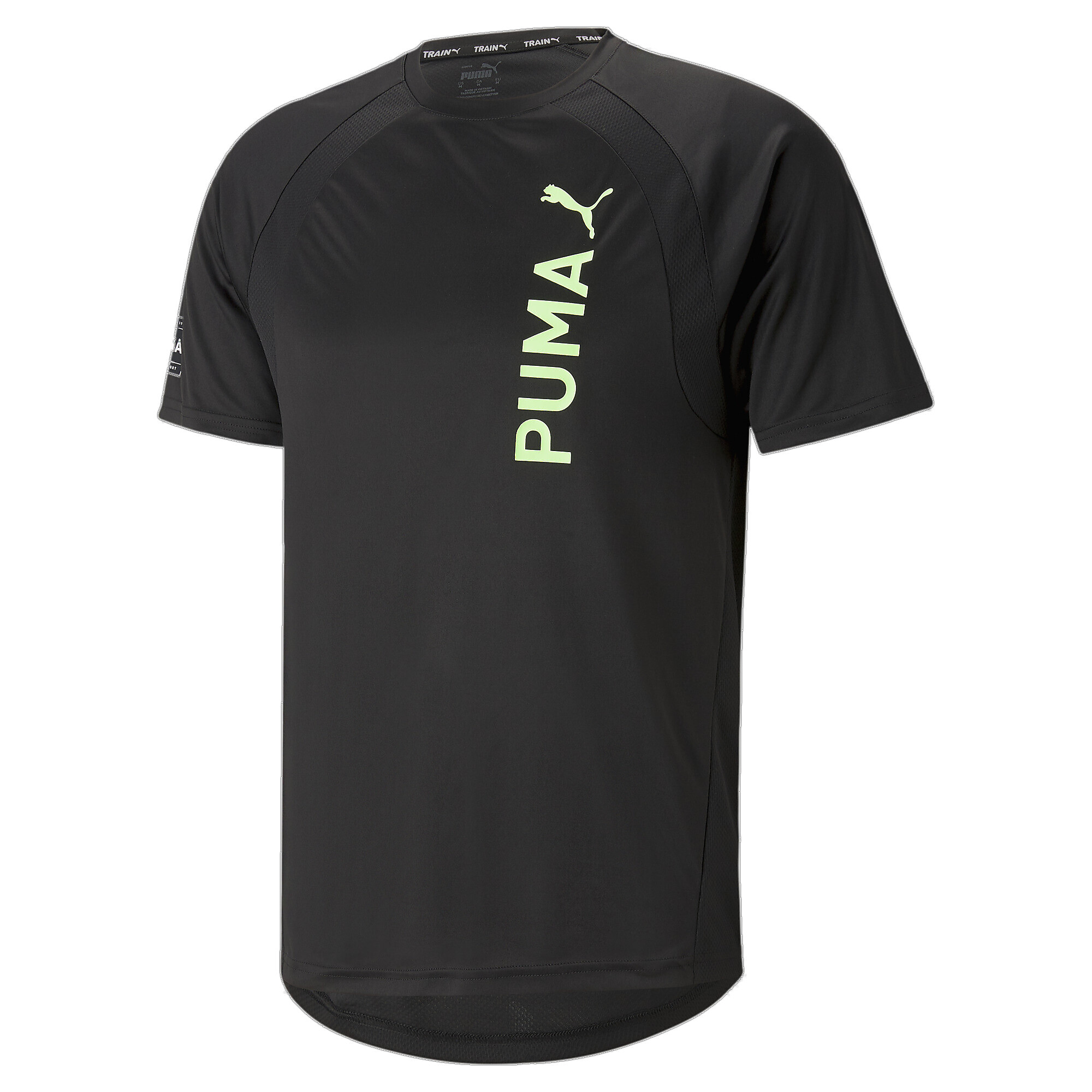 30%OFF！ プーマ メンズ トレーニング PUMA FIT ULTRABREATHE 半袖 Tシャツ メンズ PUMA Black-Fizzy Lime ｜PUMA.comの画像