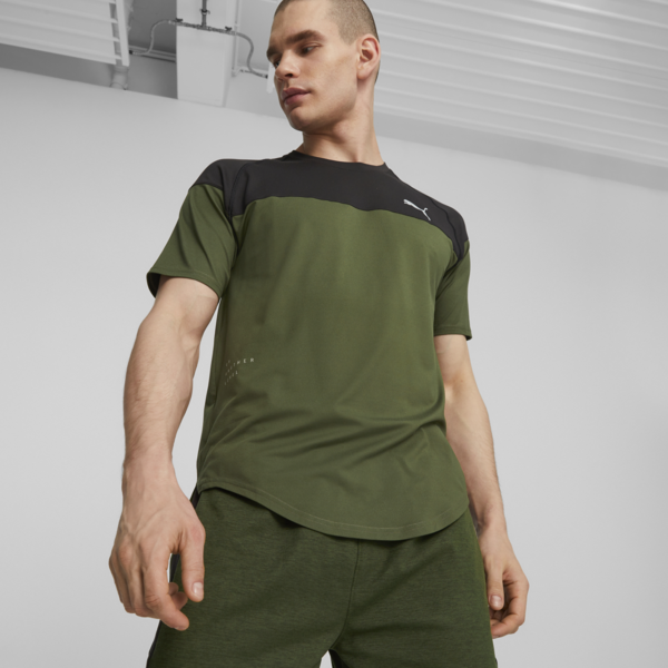 Remera para hombre Train Cloudspun, Myrtle-PUMA Black, large-ARG