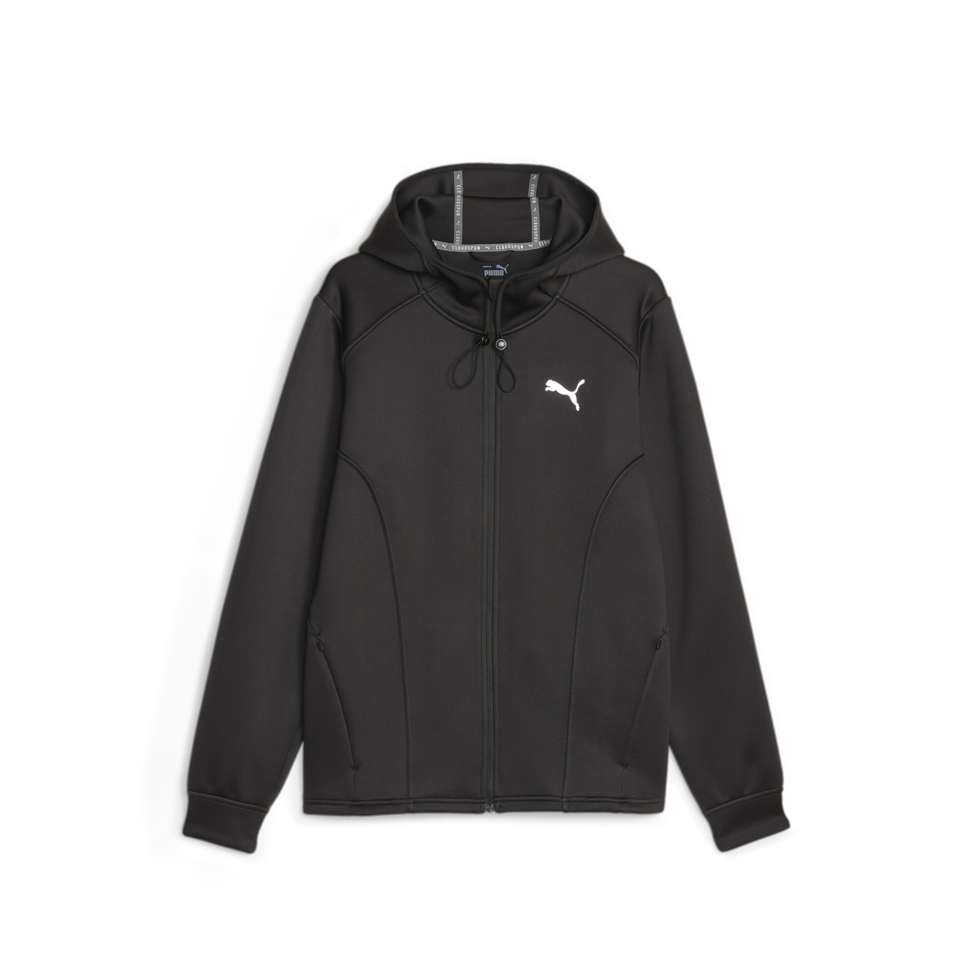 Men's Puma CLOUDSPUN TECHLBL Full-zip's Jacket, Black, Size L, Sport