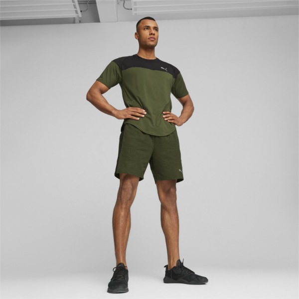 Shorts para hombre Train Cloudspun, Myrtle-PUMA Black, large-ARG