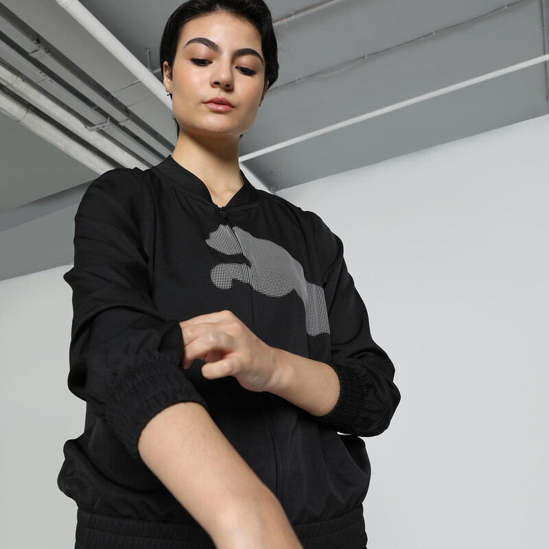 

Women's PUMA Train All Day Big Cat Training Jacket