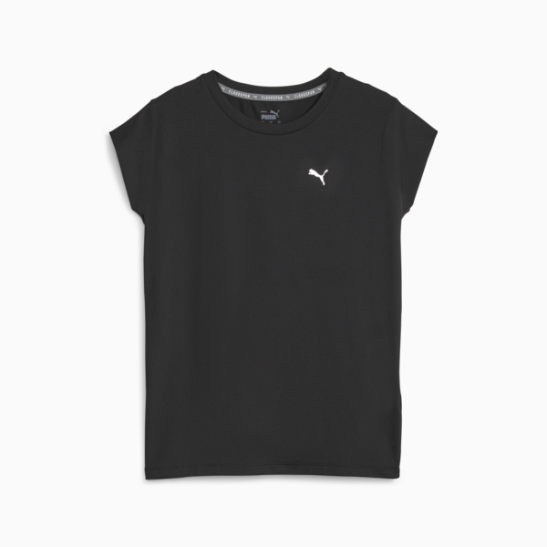 Cloudspun Trend Training Tee Women, PUMA Black, large-ZAF