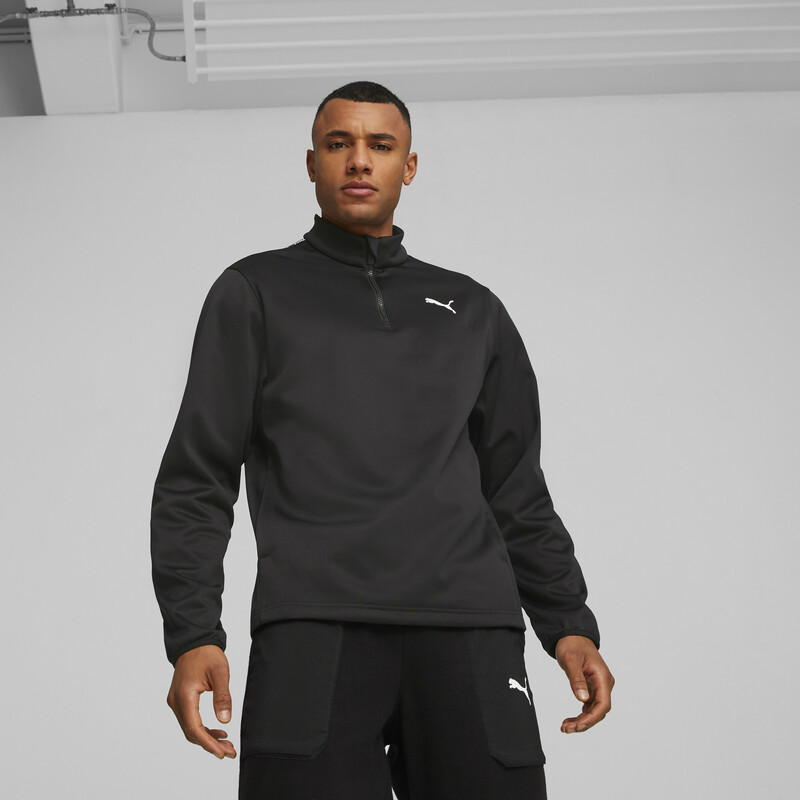 

Men's PUMA Fit PWRFleece Quarter-Zip Training Jacket