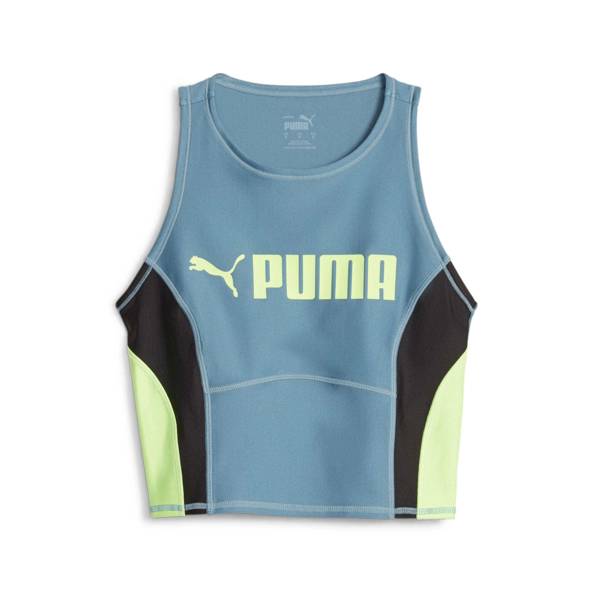 Women's Puma FIT's Eversculpt Training Tank Top, Blue, Size S, Clothing
