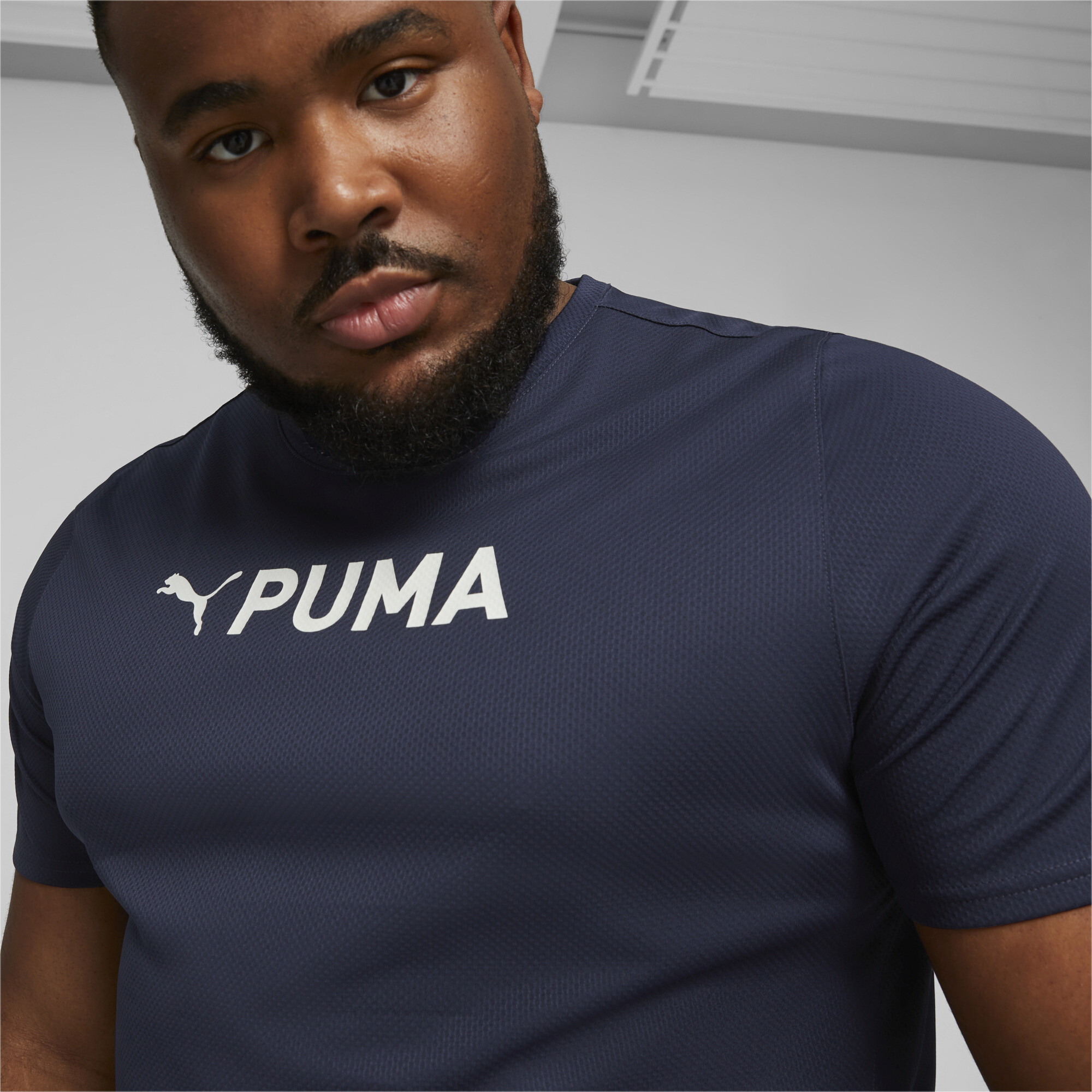 Men's Puma Fit Ultrabreathe T-Shirt In Blue, Size 2XL