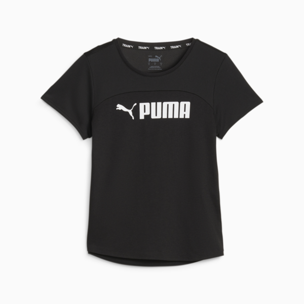 Remera de training PUMA FIT UltraBreathe para mujer, PUMA Black-PUMA White, large-ARG