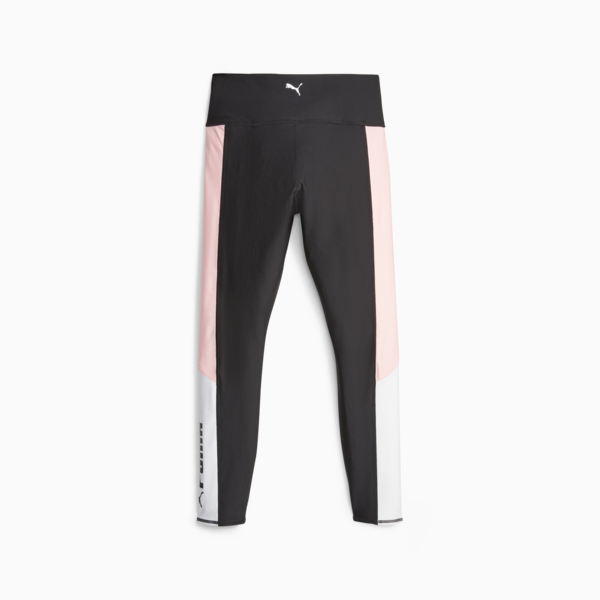 PUMA FIT Women's High Waist Training Leggings, PUMA Black-Koral Ice, large-ZAF