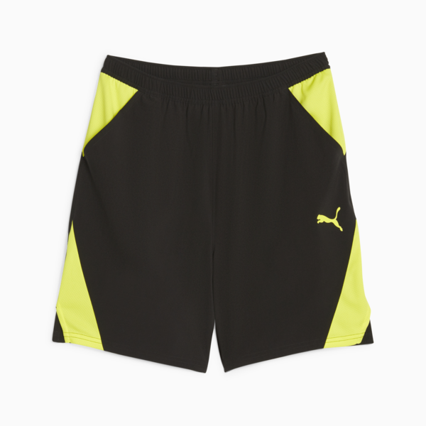 Shorts de training Full UltraBreathe 7" para hombre, PUMA Black-Yellow Burst, large-ARG