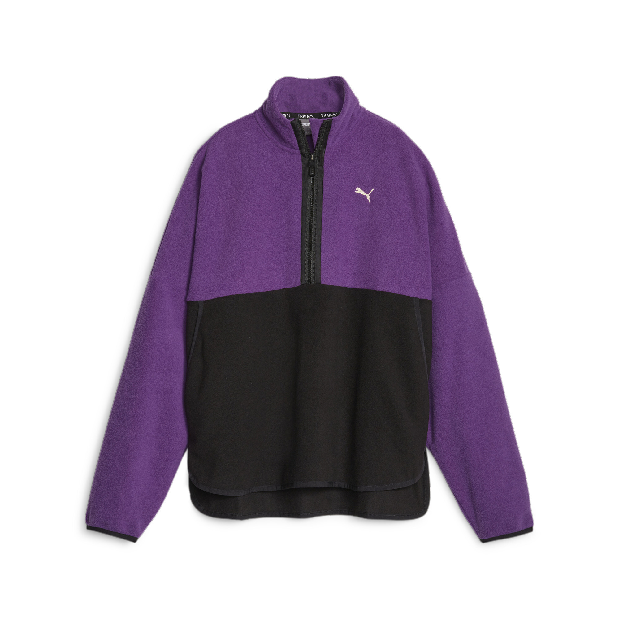 Women's PUMA Fit Training Polar Fleece Top In Purple, Size XS