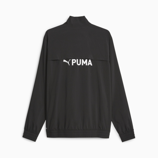 PUMA FIT Full-Zip Woven Training Jacket Men, PUMA Black, large-ZAF