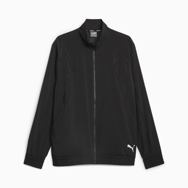 PUMA FIT Full-Zip Woven Training Jacket Men, PUMA Black, large-ZAF
