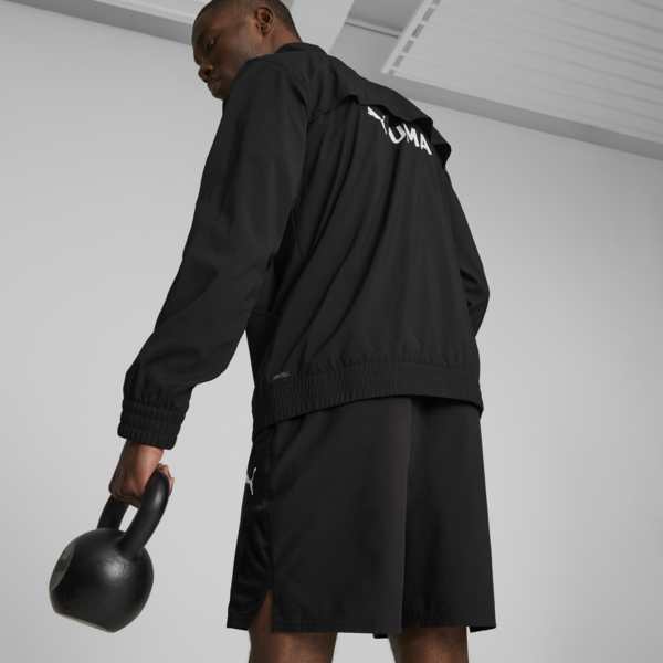 PUMA FIT Full-Zip Woven Training Jacket Men, PUMA Black, large-ZAF