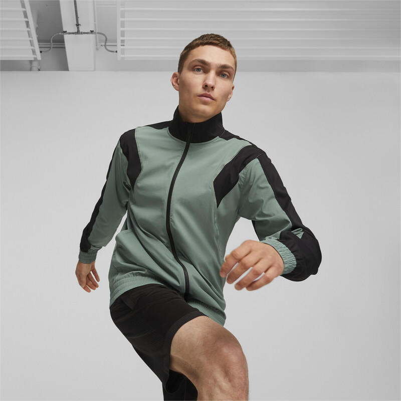 

Men's PUMA FIT Full-Zip Woven Training Jacket