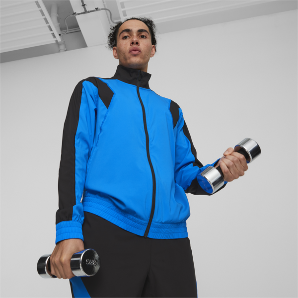Campera de training PUMA FIT para hombre, Ultra Blue-PUMA Black, large-ARG