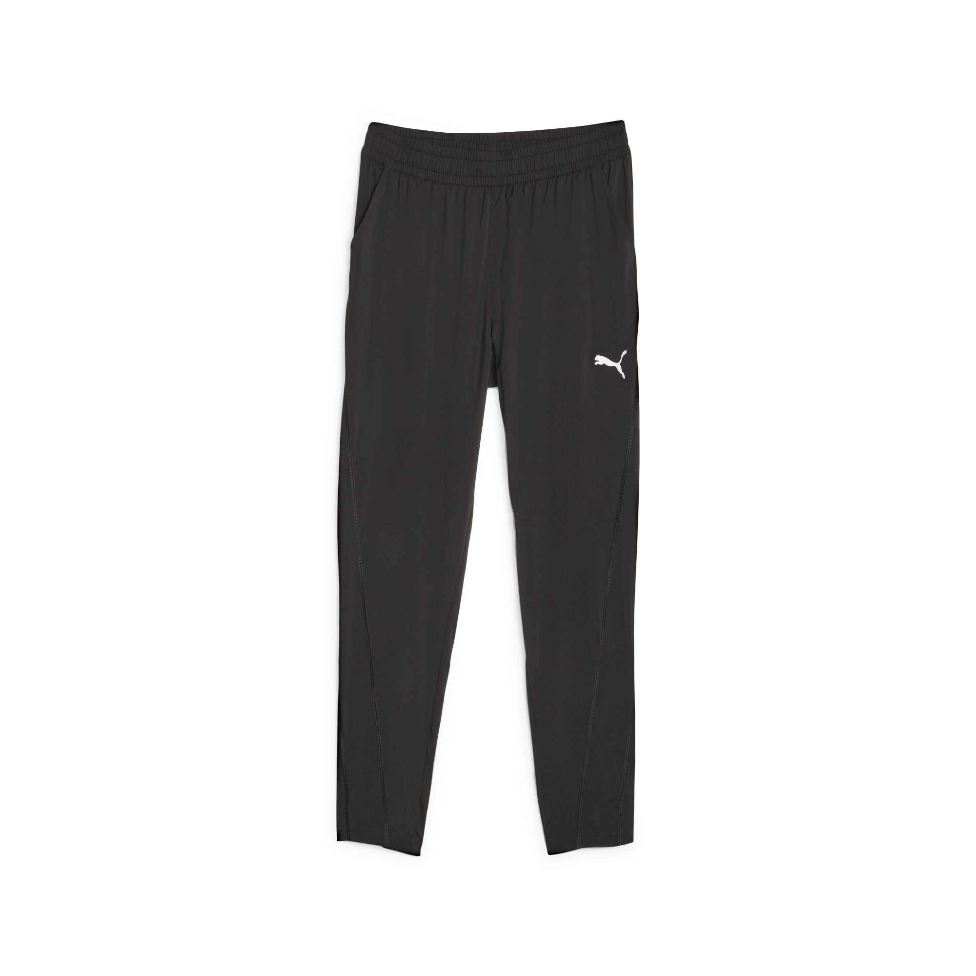 Men's PUMA FIT Woven Tapered Training Pants Men In Black, Size 2XL