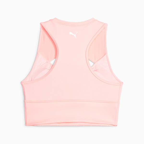 PUMA FIT MOVE Fashion Women's Longline Training Bra, Koral Ice, large-ZAF
