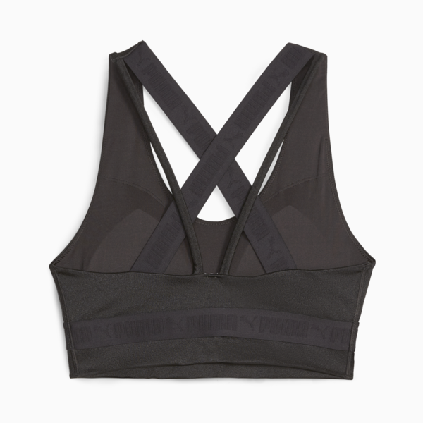 PUMA Strong Shine Training Bra Women, PUMA Black, large-ZAF