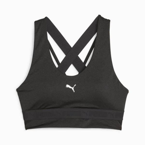 PUMA Strong Shine Training Bra Women, PUMA Black, large-ZAF