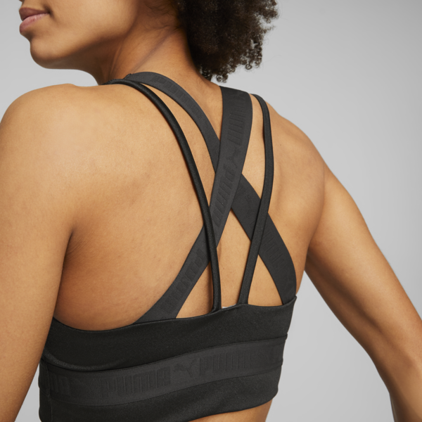 PUMA Strong Shine Training Bra Women, PUMA Black, large-ZAF
