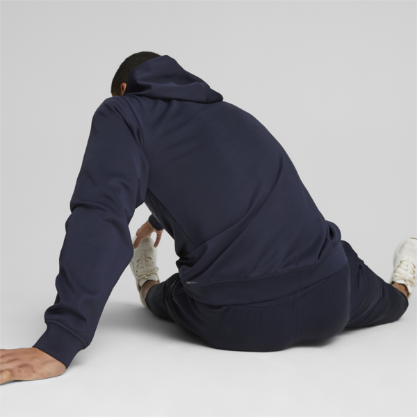 Campera con capucha para hombre PUMA Fit, PUMA Navy, large-ARG