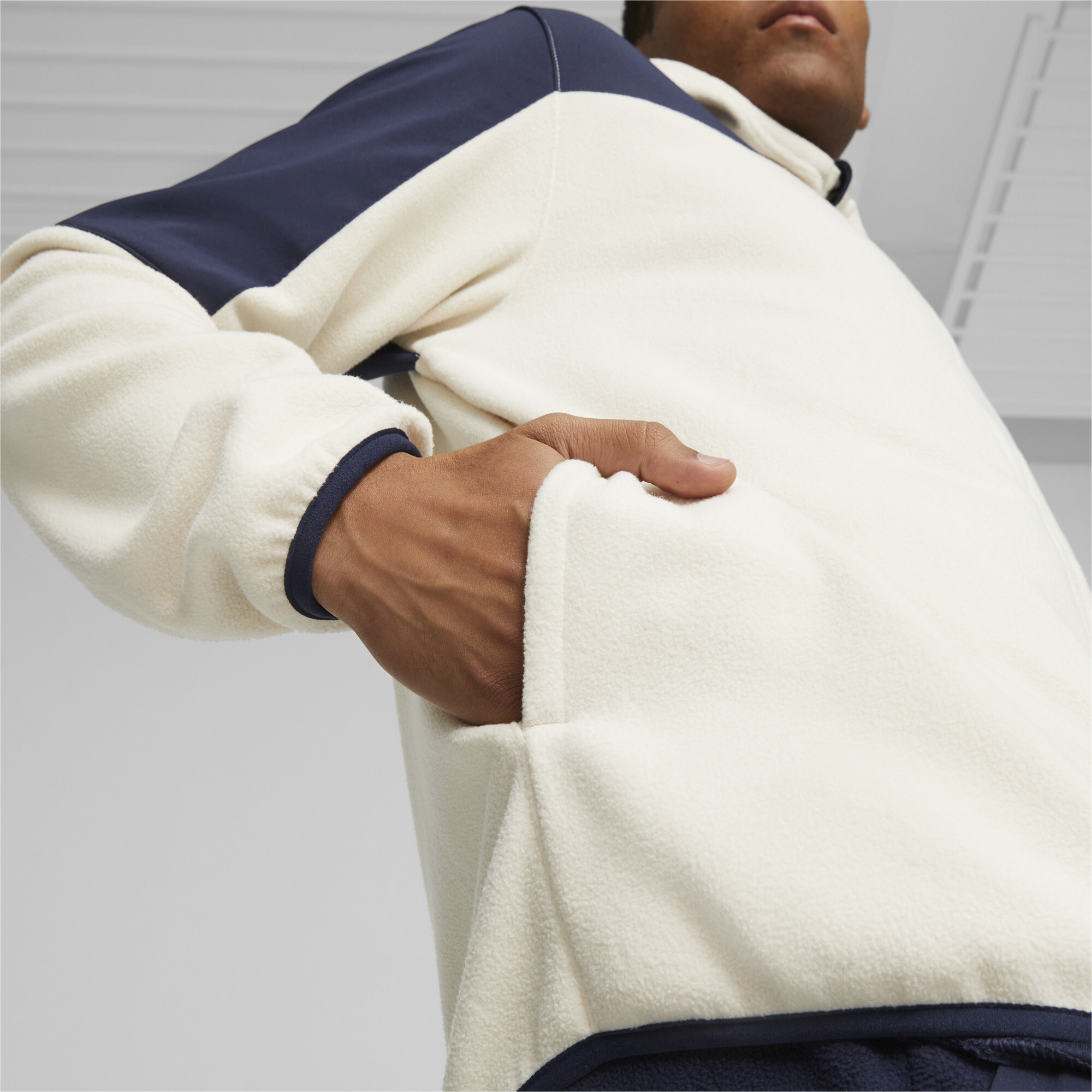 Men's Puma Fit's Hybrid Jacket, White, Size S, Clothing