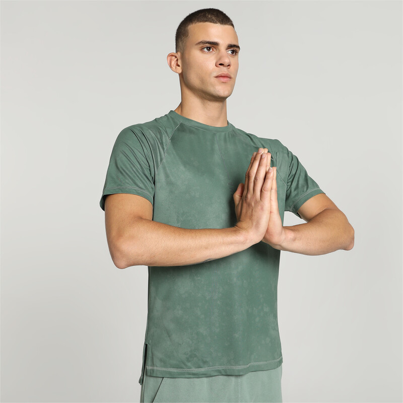 Men's PUMA Studio Yogini Lite Training T-Shirt Men in Black size S