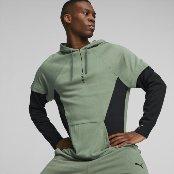 Studio Plastic Free Training Hoodie Men green PUMA