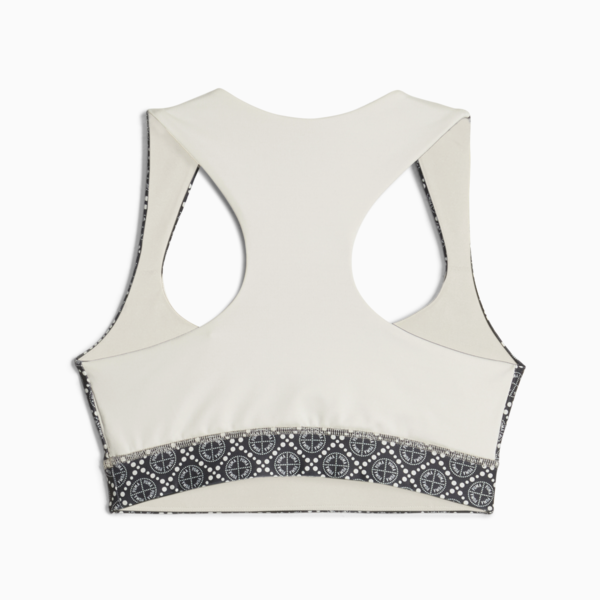 Logo Love Mid Support Training Bra, Alpine Snow, large-ZAF