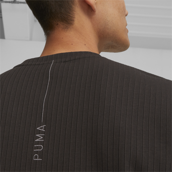 Studio Unwind Men's Training Tee, PUMA Black, large-ZAF