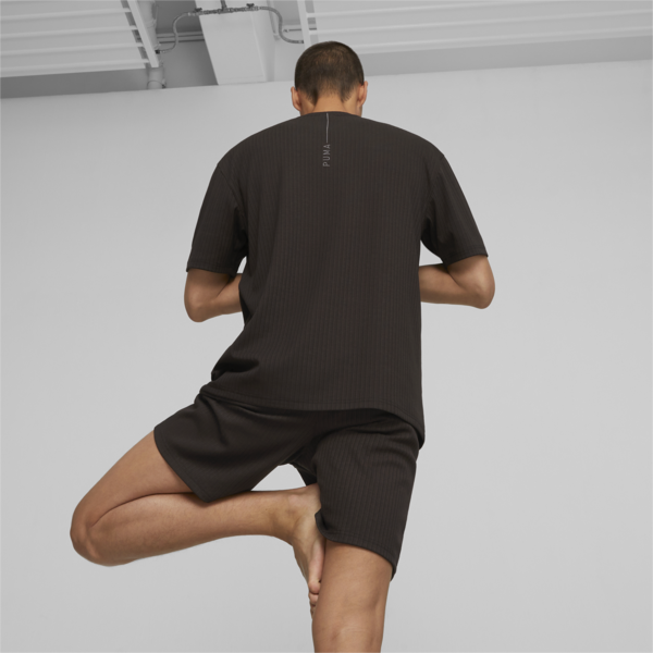 Studio Unwind Men's Training Tee, PUMA Black, large-ZAF