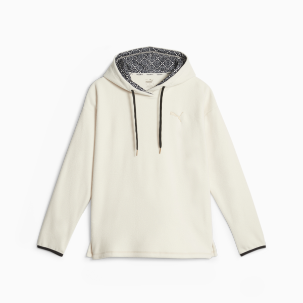 LOGO LOVE Women's Training Hoodie, Alpine Snow, large-ZAF