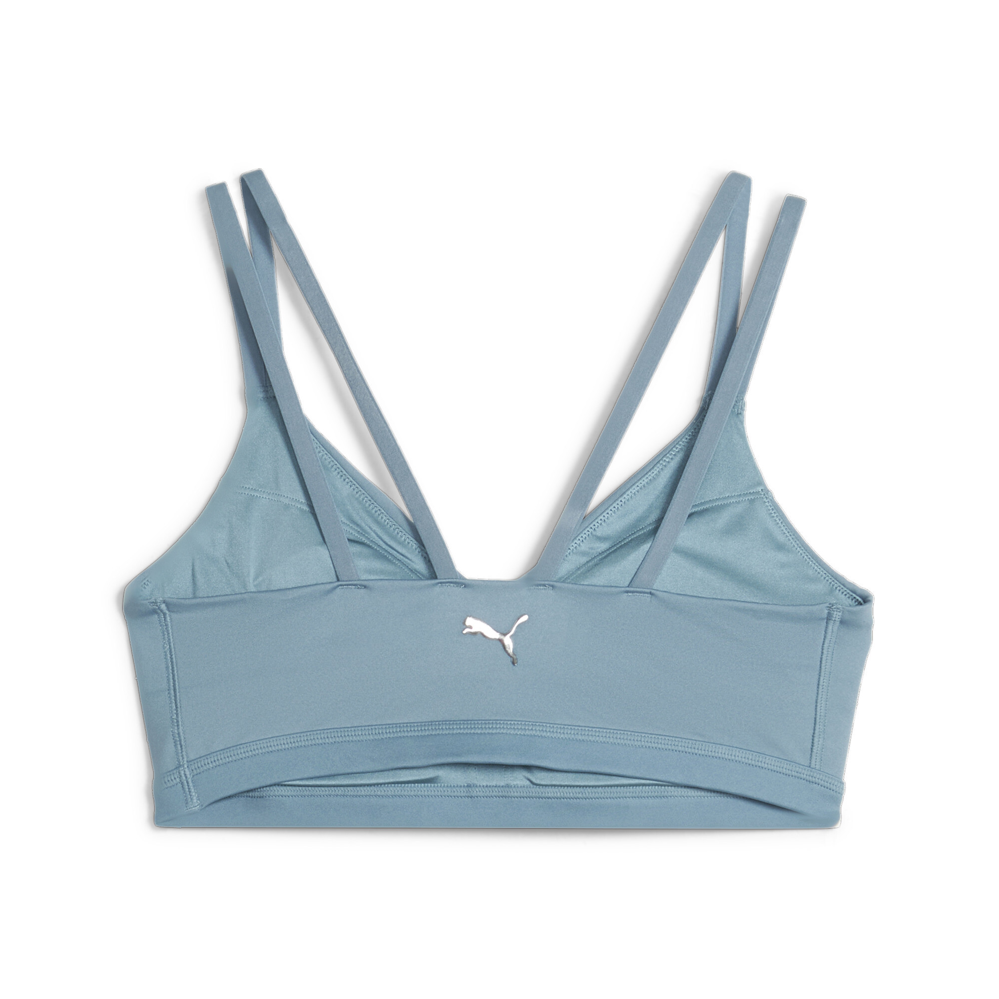 Women's PUMA EVERSCULPT Low Support Training Bra In Blue, Size Large