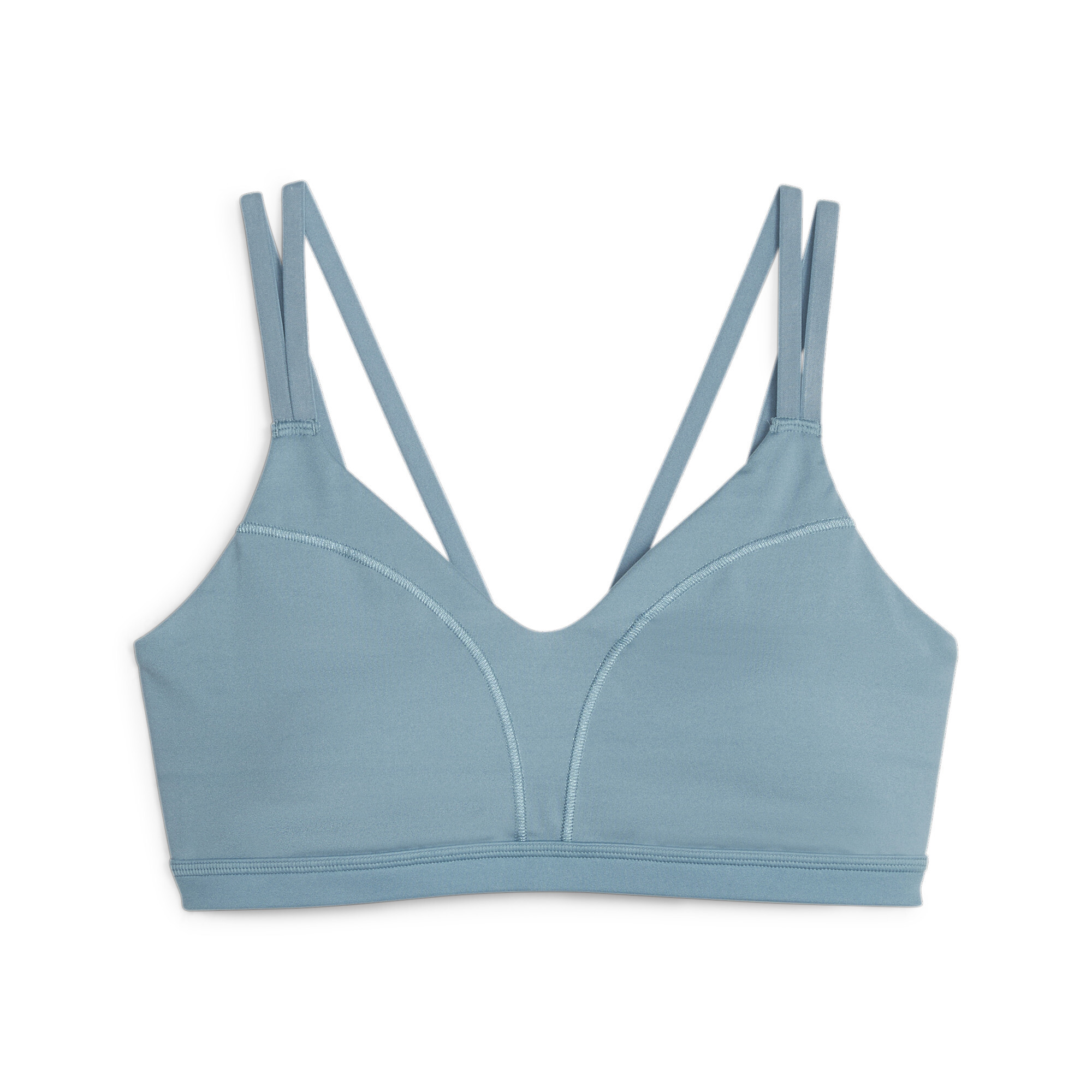 Women's PUMA EVERSCULPT Low Support Training Bra In Blue, Size XS