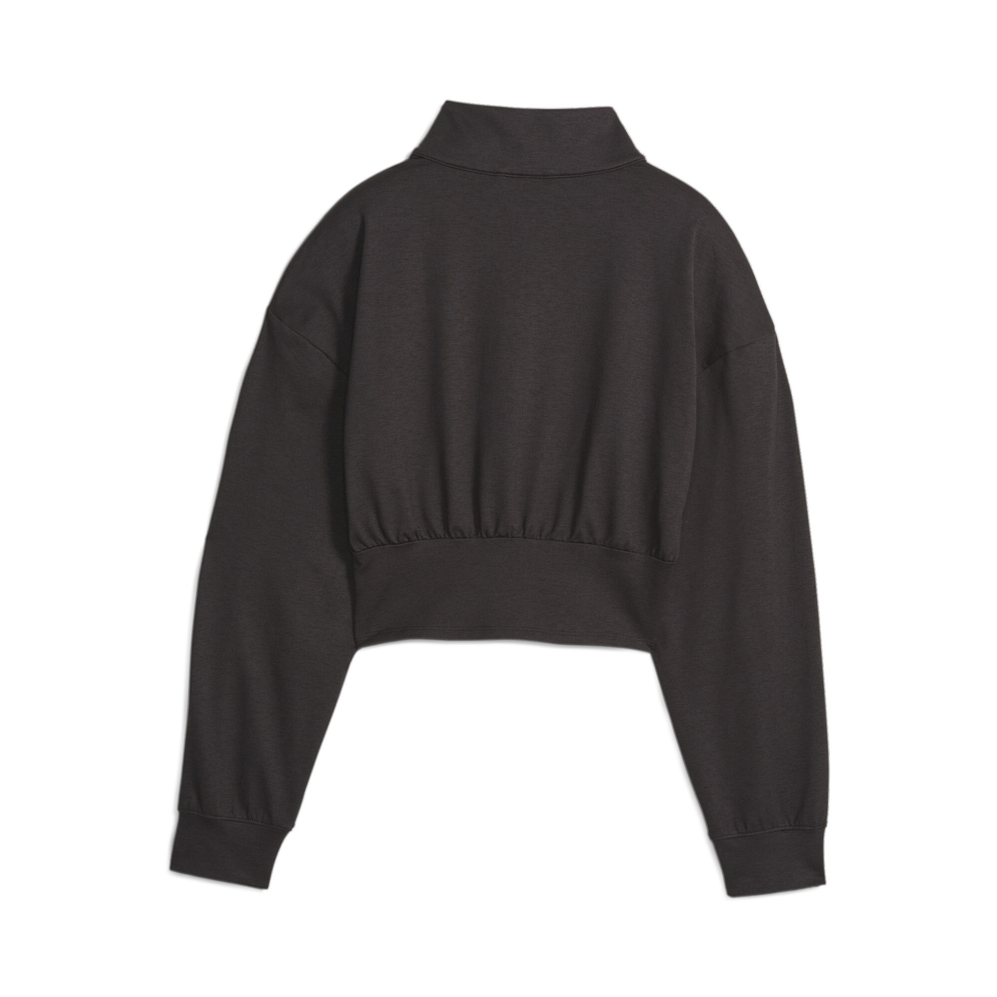 Women's PUMA Cloudspun Fashion Half-Zip Training Sweatshirt Women In Black, Size XL