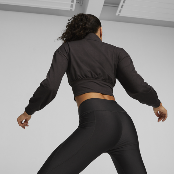 Cloudspun Fashion Half-Zip Training Sweatshirt Women, PUMA Black, large-ZAF