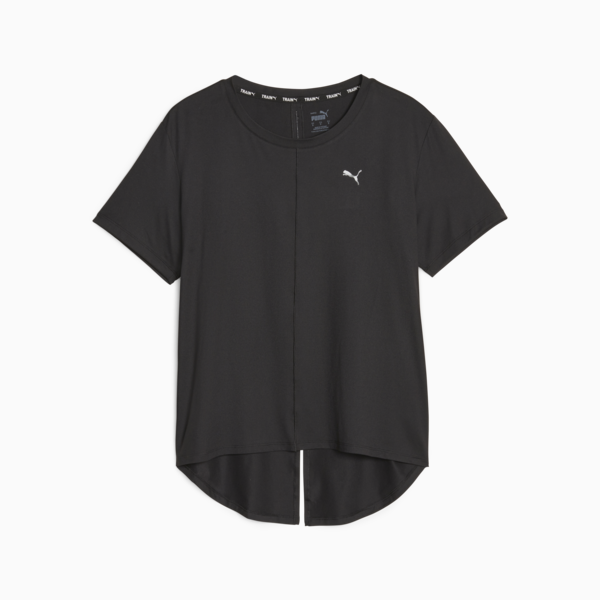 Remera para mujer Studio Yogini Lite, PUMA Black, large-ARG