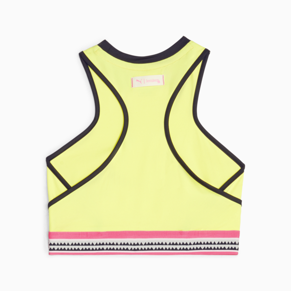 PUMA x lemlem Cropped Training Tank Top Women, Yellow Burst, large-ZAF