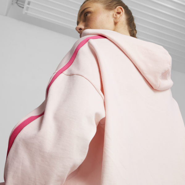 PUMA x lemlem Fleece Training Hoodie Women, Frosty Pink, large-ZAF