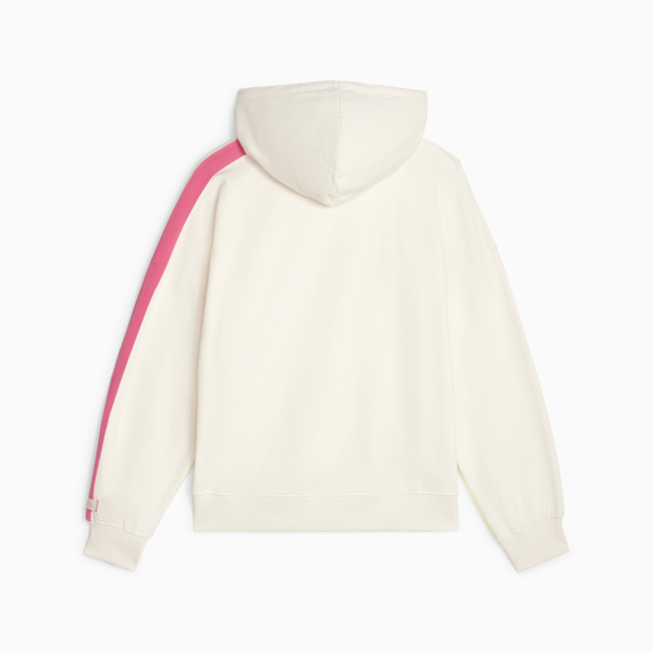 Buzo con capucha PUMA x lemlem polar para mujer, Ghost Pepper, large-ARG