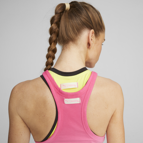 Remera de training para mujer PUMA x lemlem, Glowing Pink, large-ARG