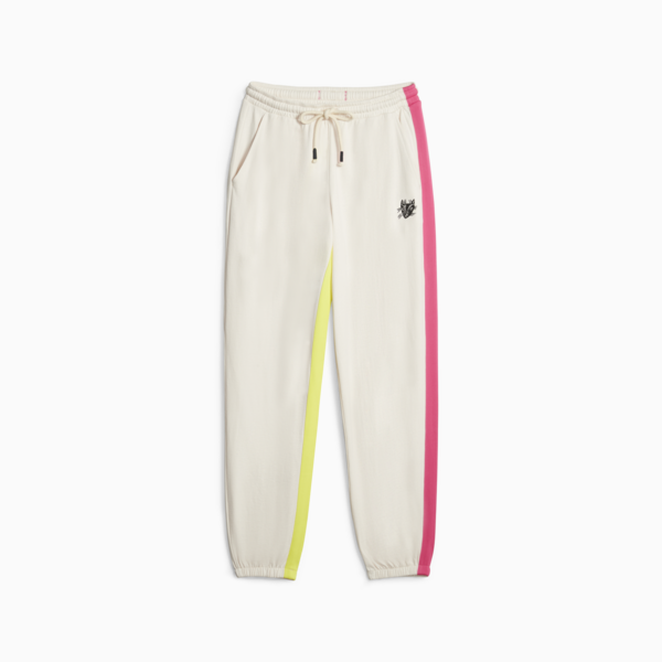 Pantalones de training PUMA x lemlem para mujer, Ghost Pepper, large-ARG