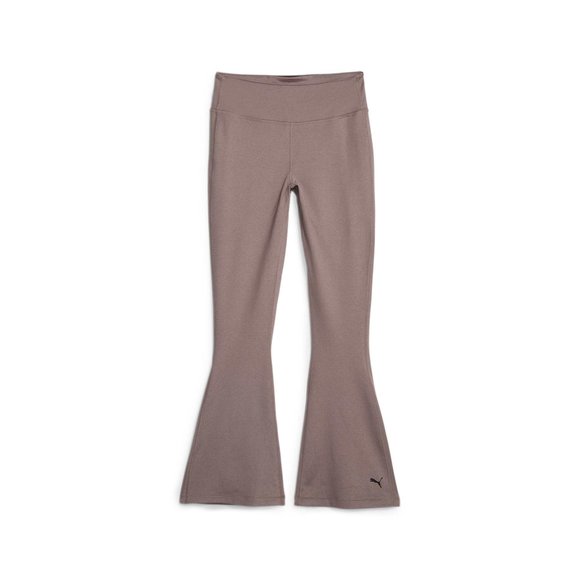 Women's PUMA STUDIO YOGINI LUXE FLARE Training Pants In Brown, Size XS