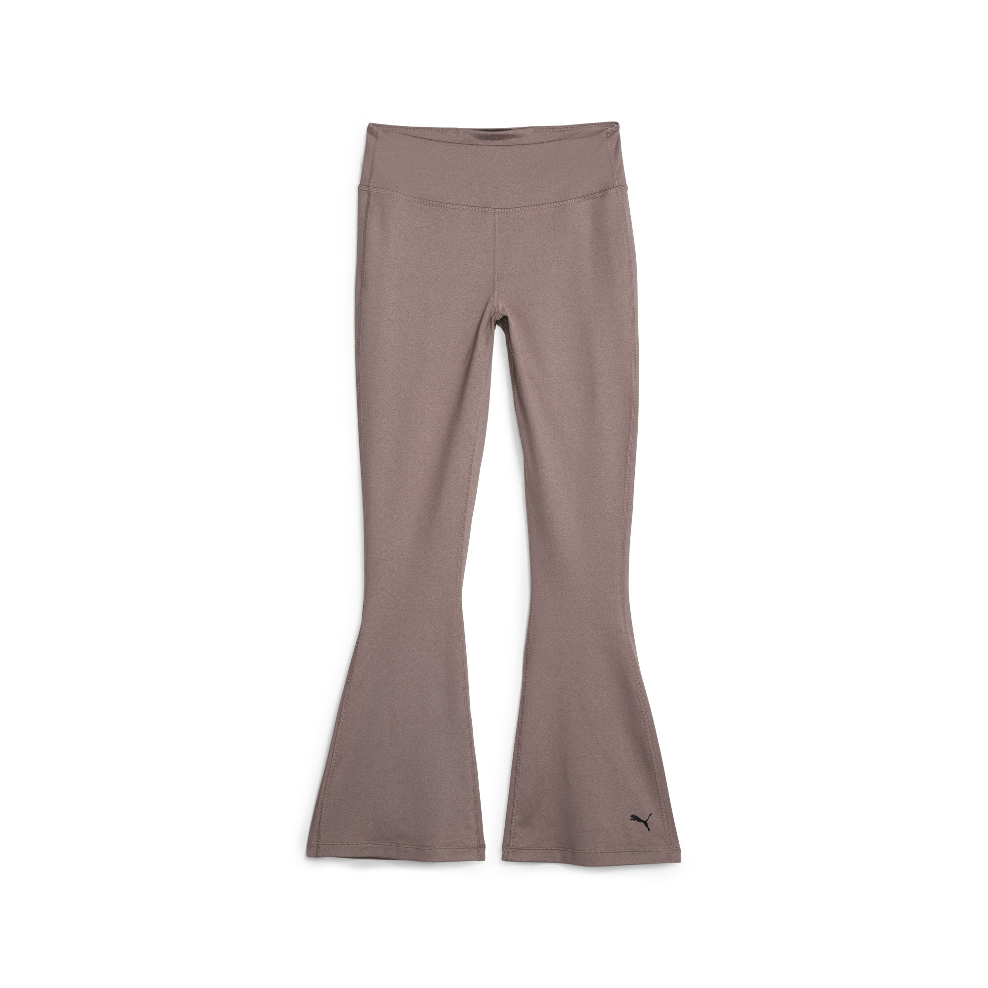 Women's PUMA STUDIO YOGINI LUXE FLARE Training Pants In Brown, Size Medium