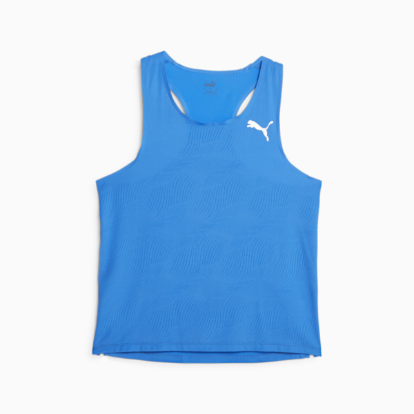 Ultraspun Men's Running Singlet, Ultra Blue, large-ZAF