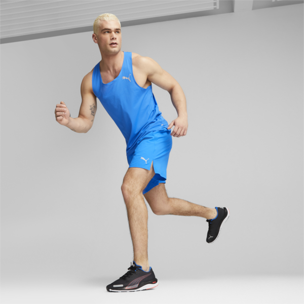 Ultraspun Men's Running Singlet, Ultra Blue, large-ZAF