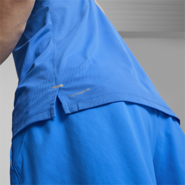 Ultraspun Men's Running Singlet, Ultra Blue, large-ZAF