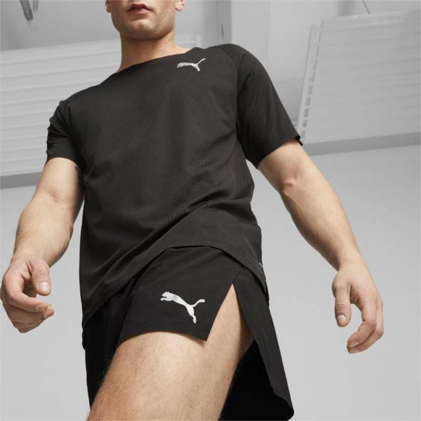 RUN ULTRAWEAVE 3" Men's Running Shorts, PUMA Black, large-ZAF