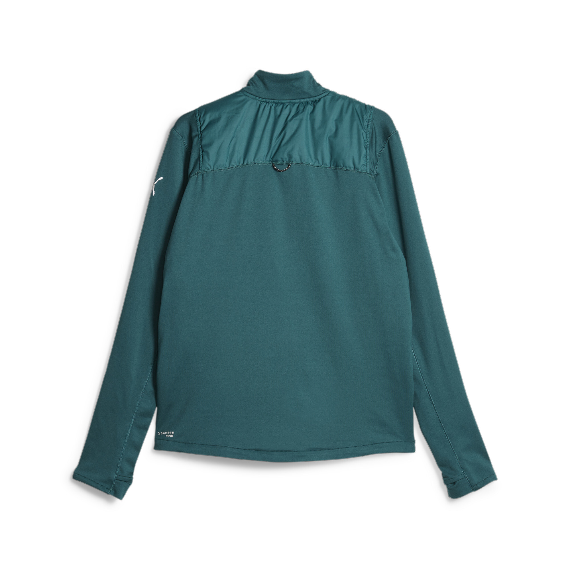 Men's Puma RUN CLOUDSPUN WRMLBL's Running Jacket, Green, Size S, Clothing